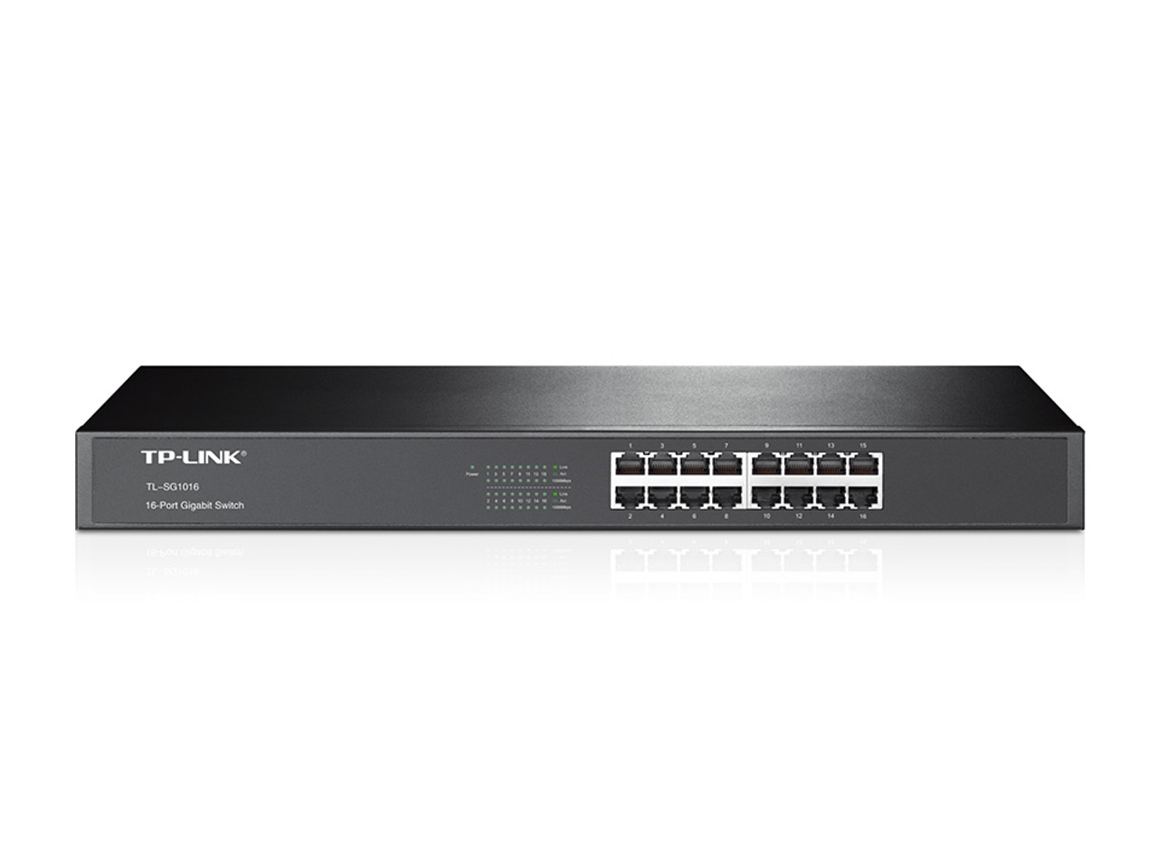 TP-LINK 16-Port Gigabit Switch Unmanaged network switch Black TP-LINK 16-Port Gigabit Switch Unmanaged network switch Black