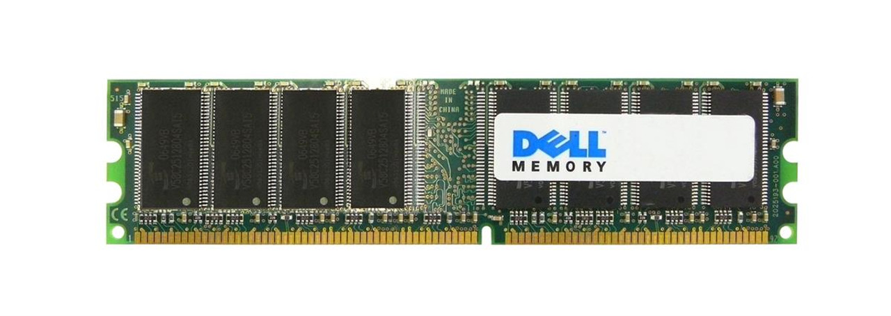 A0742775 - Dell 1GB PC3200 DDR-400MHz ECC Unbuffered 184-Pin DIMM Memory Module for PowerEdge 700
