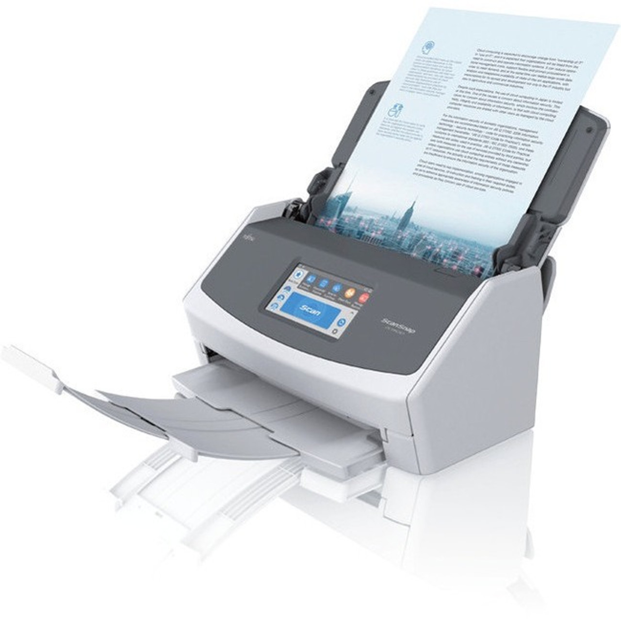 Fujitsu - ScanSnap iX1500 Premium Bundle Scanner With 3-Year Depot -  CG01000-294601