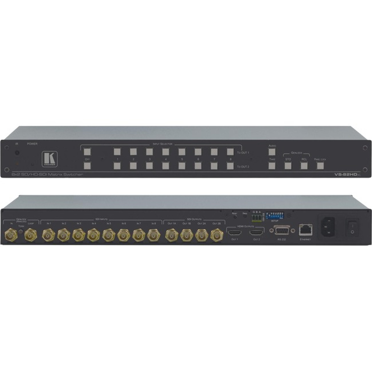 Kramer 8x2 3G HD-SDI Matrix Switcher VS-82HDXL