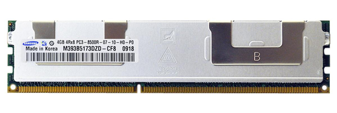 M393B5173DZD-CF8 - Samsung 4GB (1X4GB) 1066MHz PC3-8500 CL7 4RX8 FULLYBUFFERED ECC REGISTERED 1.5V DDR3 SDRAM 240-Pin DIMM MEMOR