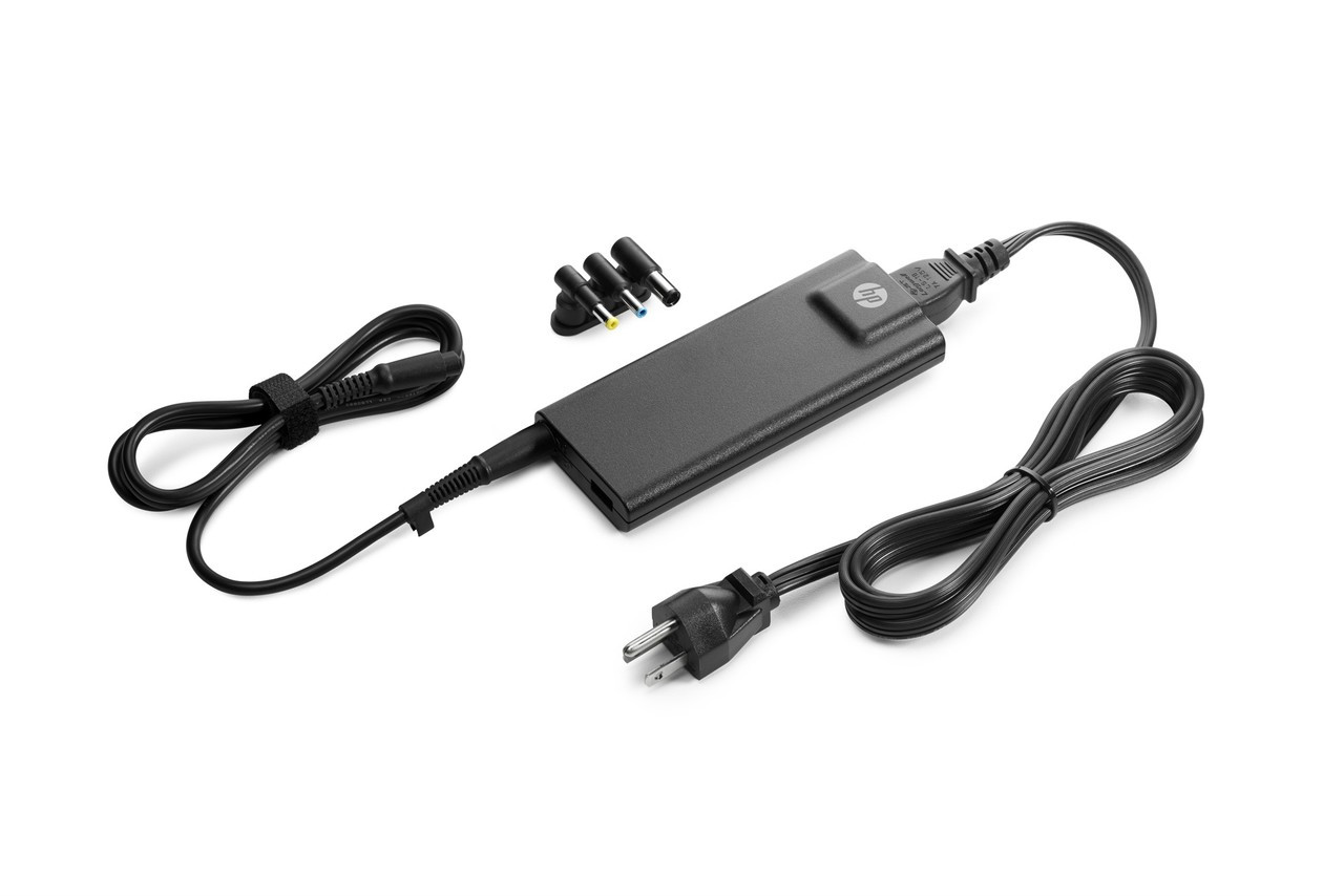 HP 90W Slim w/ USB AC Adapter Indoor 90W Black power adapter & inverter