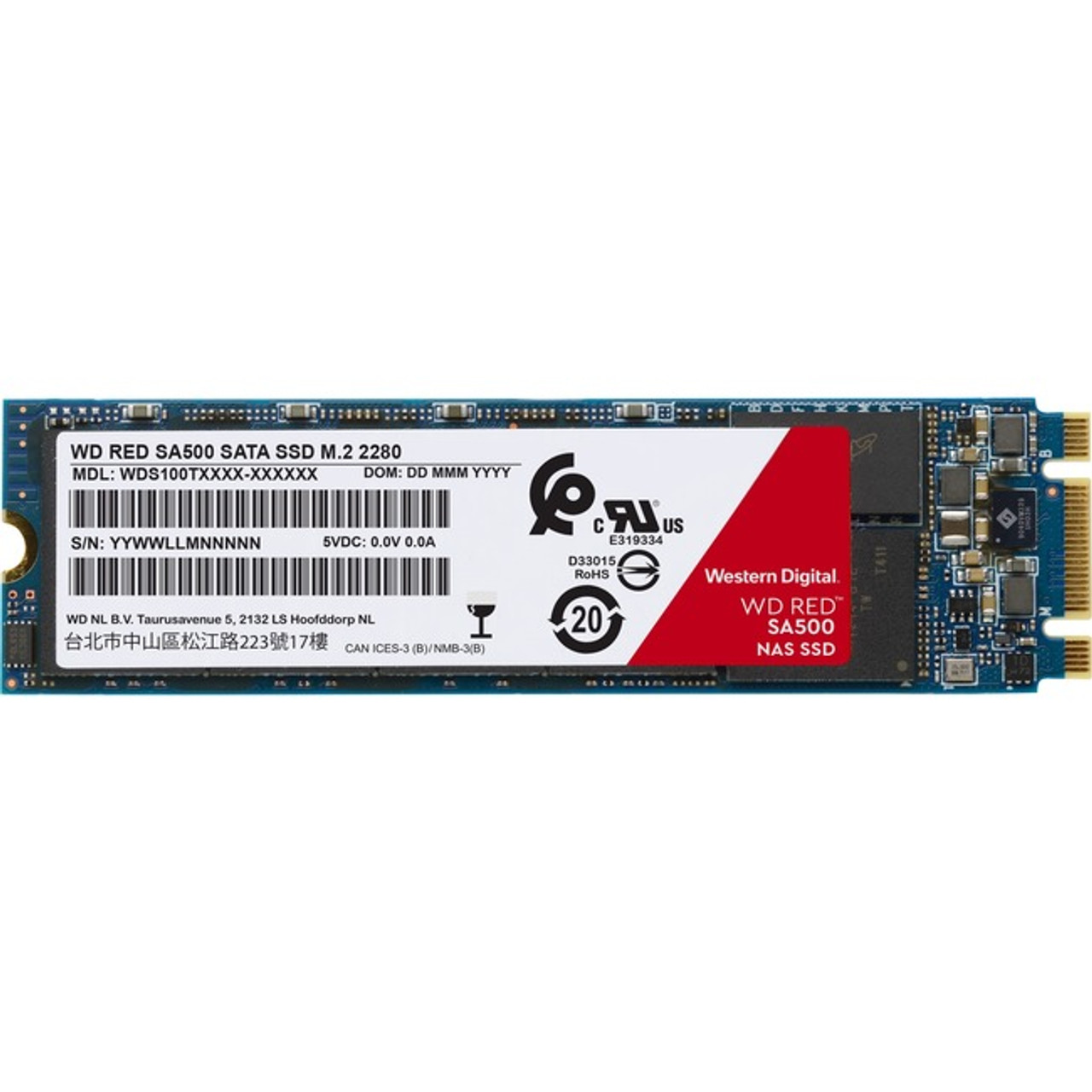 WD Red WDS500G1R0B 500 GB Solid State Drive - M.2 2280 Internal