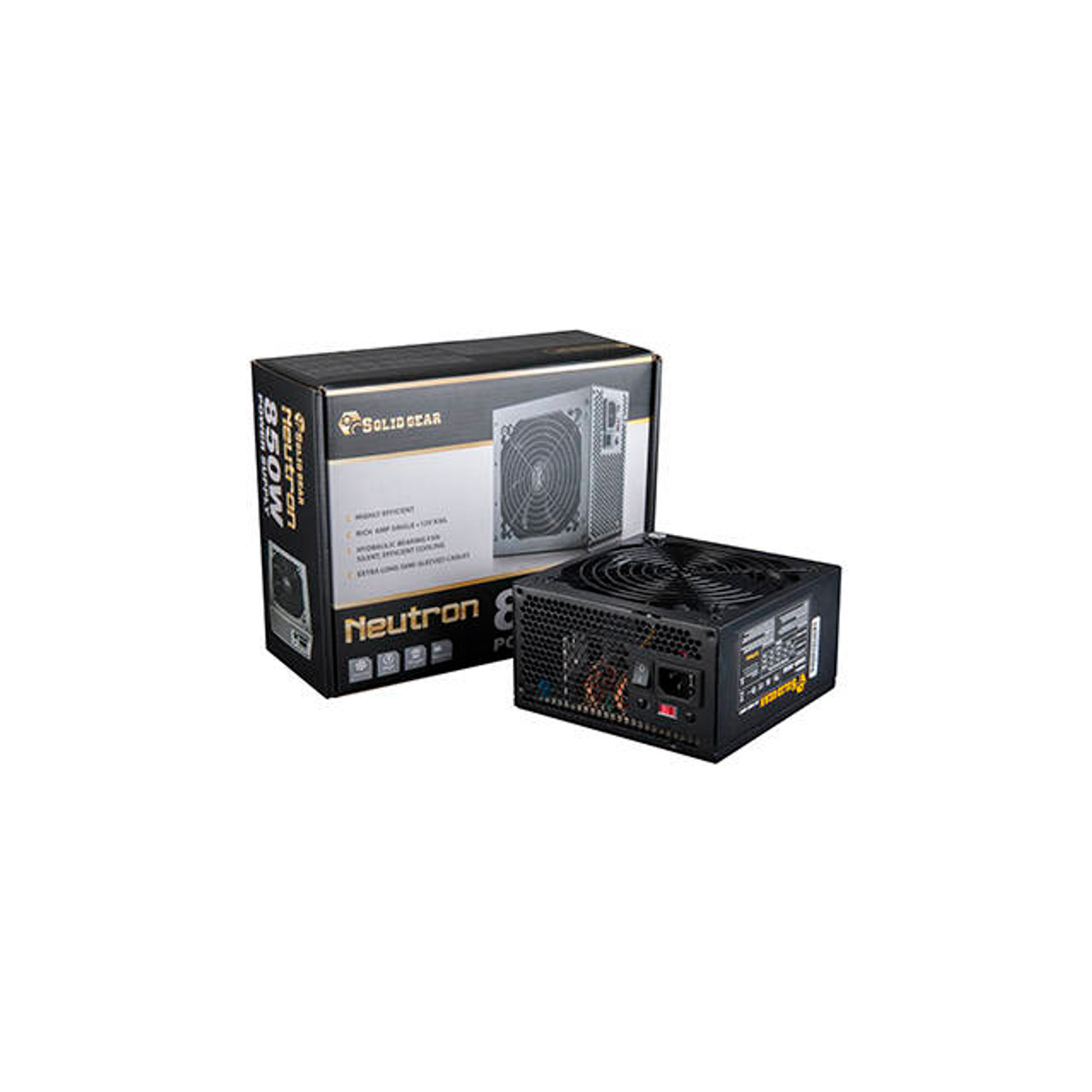 Solid Gear SDGR-850E 850W PS2 ATX12V v2.3 & EPS12V v2.91 Power Supply (Black)