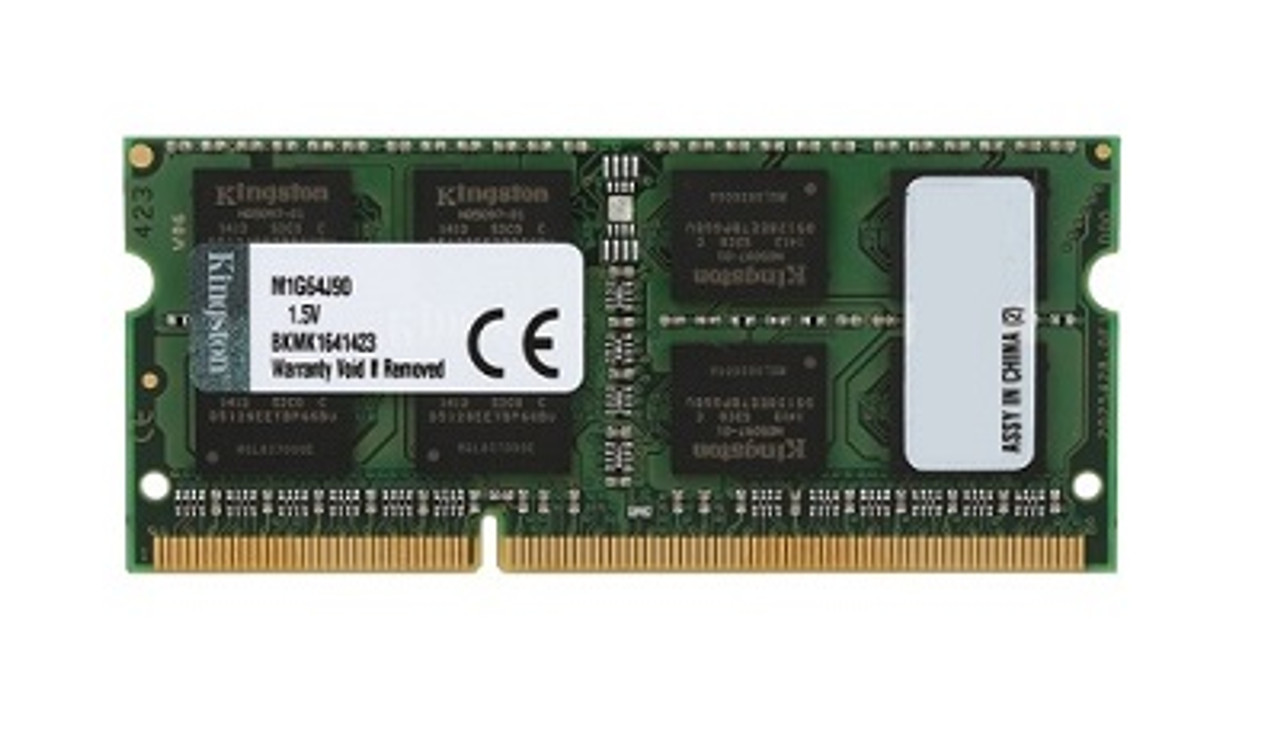 M1G64J90 - Kingston 8GB PC3-10600 DDR3-1333MHz non-ECC Unbuffered CL9 204-Pin SoDimm Memory Module