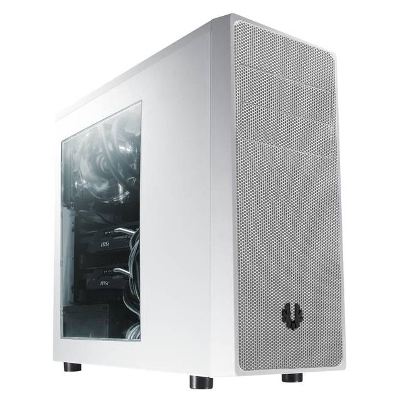 BitFenix Neos Window BFC-NEO-100-WWWKW-RP No Power Supply ATX Mid Tower (White/White)