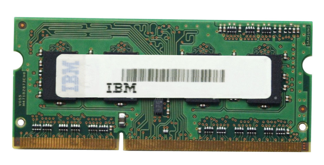 55Y3713 - IBM 2GB PC3-8500 DDR3-1066MHz non-ECC Unbuffered CL7 204-Pin SoDimm Memory Module