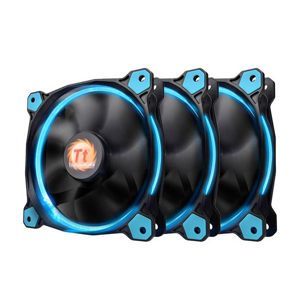 Thermaltake Riing 120mm Blue LED Case Fan (3 fan pack)