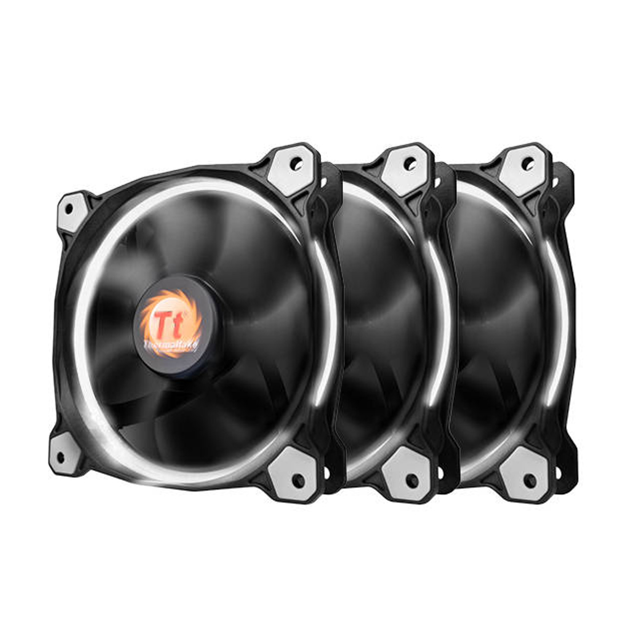 Thermaltake Riing 120mm White LED Case Fan (3 fans pack)