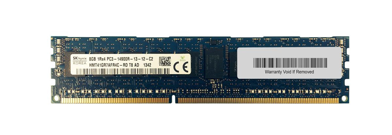 HMT41GR7AFR4C-RD - Hynix 8GB PC3-14900 DDR3-1866MHz ECC Registered CL13 240-Pin DIMM Single Rank Memory Module