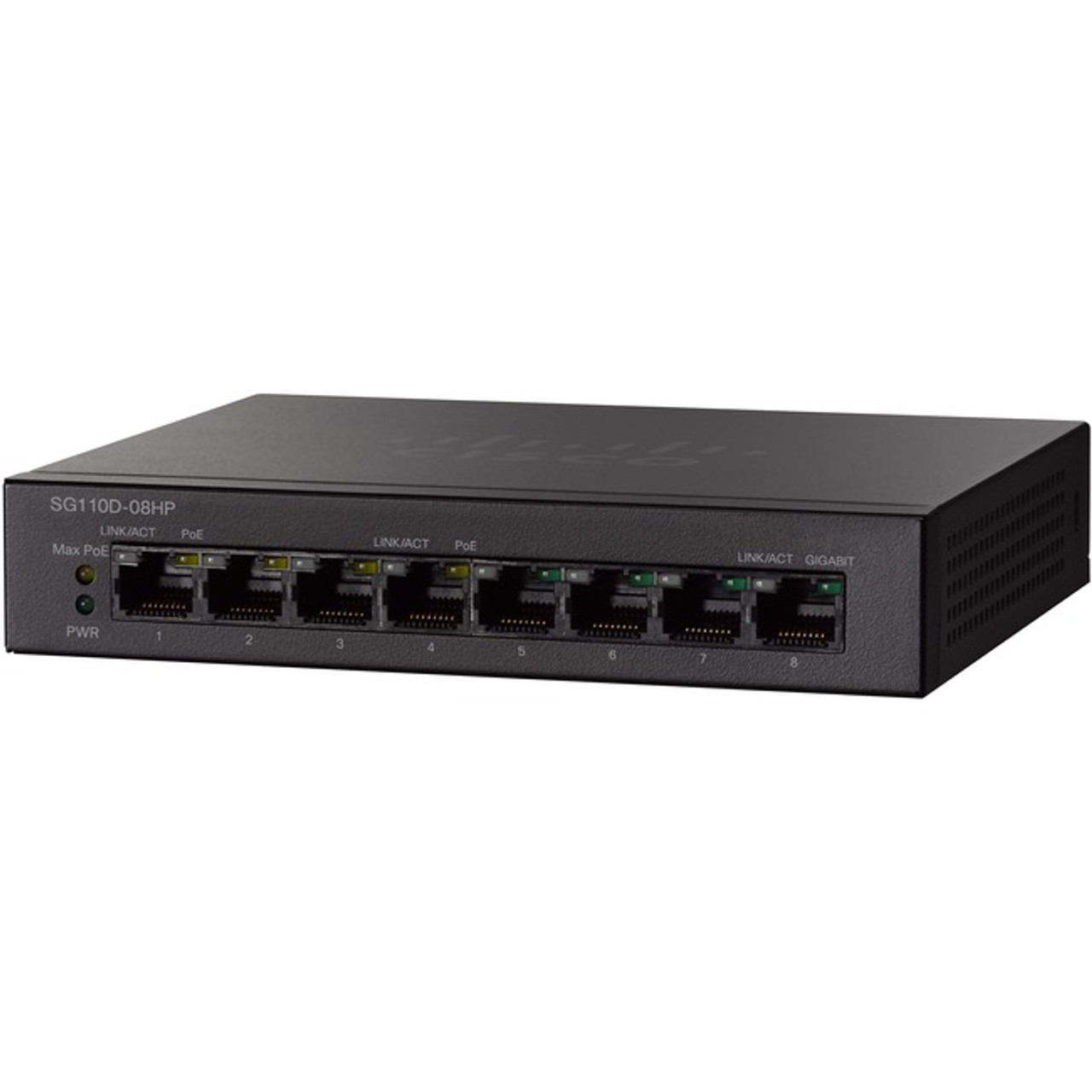 Cisco SG110D-08P 8-Port Gigabit PoE Switch - SG110D-08HP-AU