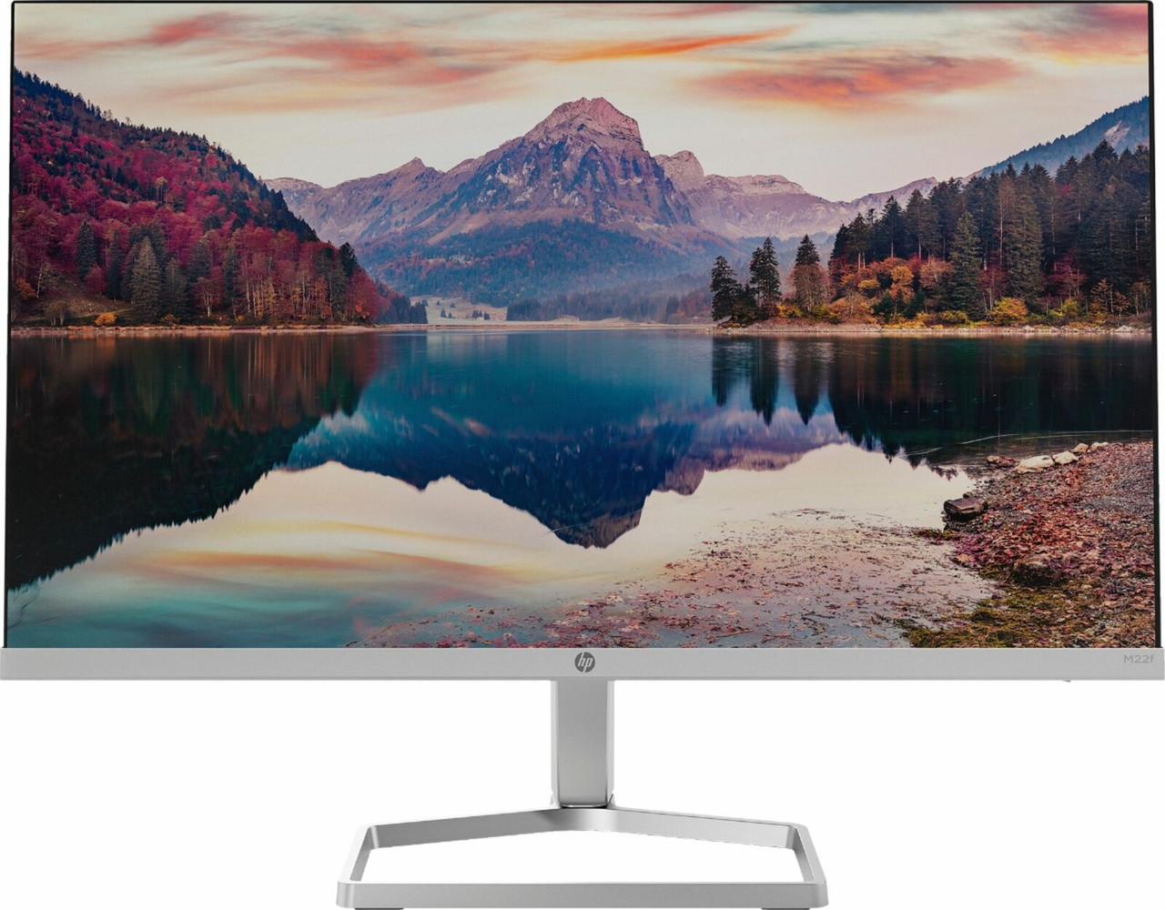 HP - 21.5" IPS LED Full HD Monitor (HDMI, VGA) - Silver & Black