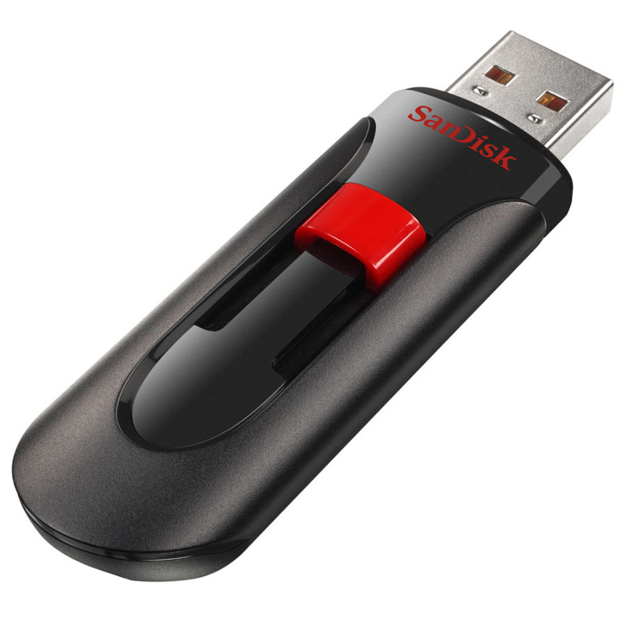 Sandisk 128GB Cruzer Glide 128GB USB 2.0 Capacity Black, Red USB flash drive