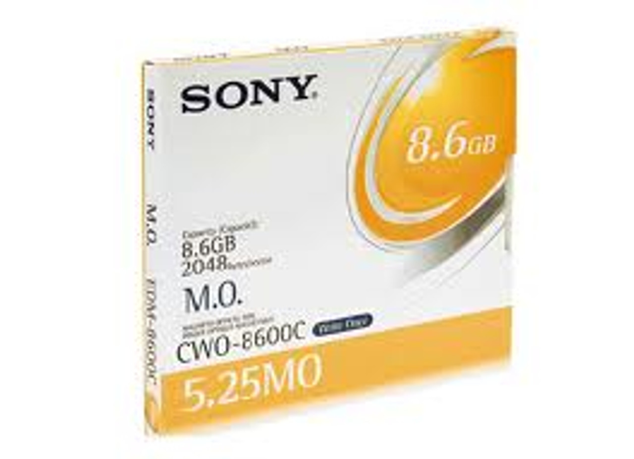 Sony 5.25" Magneto Optical Media Worm 8.6GB 14x