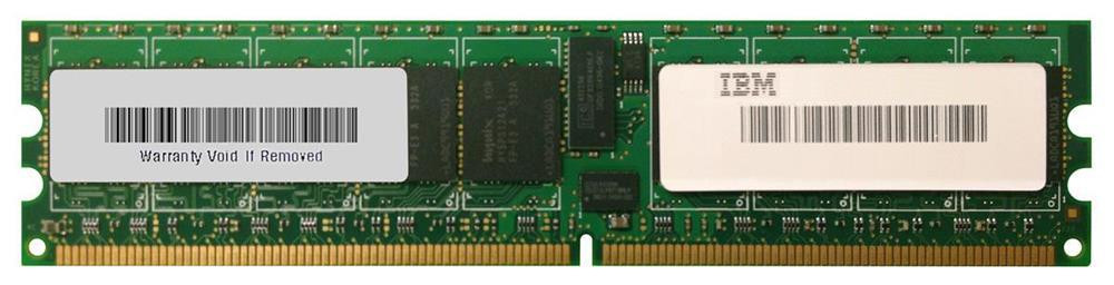 33R9141 - IBM 2GB(2X1GB)400MHz PC2-3200 240-Pin CL3 ECC Registered DDR2 SDRAM DIMM IBM Memory Kit for SYS