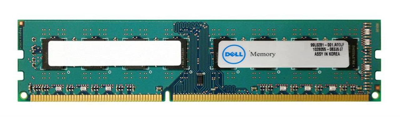 HKYF9 - Dell 4GB PC3-10600 DDR3-1333MHz non-ECC Unbuffered CL9 240-Pin DIMM Memory Module