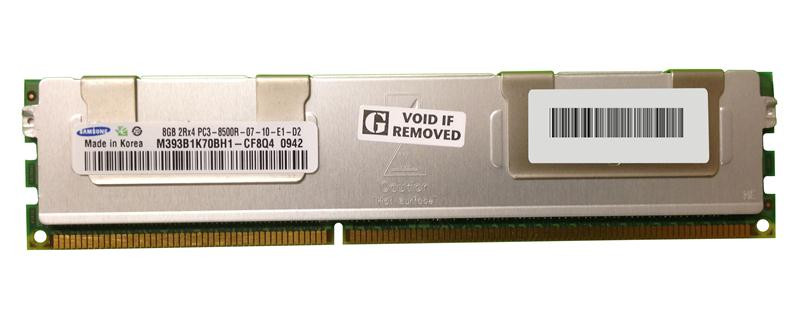 M393B1K70BH1-CF8Q4 - Samsung 8GB (1X8GB) 1066MHz PC3-8500 CL7 ECC REGISTERED Dual RANK DDR3 SDRAM 240-Pin DIMM