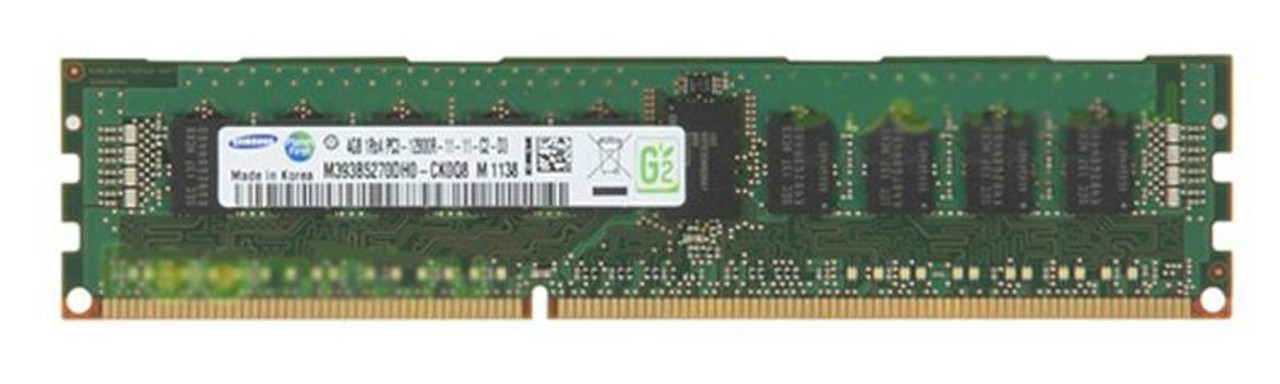 M393B5270DH0-CK0 - Samsung 4GB (1X4GB) 1600MHz PC3-12800 ECC 1RX4 Registered CL11 1.5V DDR3 SDRAM 240-Pin DIMM SA