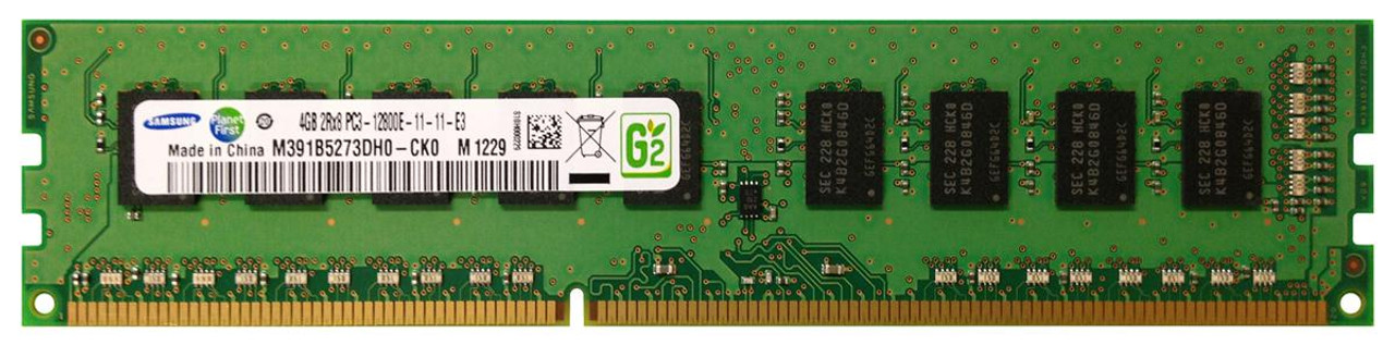 M391B5273DH0-CK0 - Samsung 4GB (1X4GB) 1600MHz PC3-12800 CL11 ECC UNBUFFERED 2RX8 DDR3 SDRAM 240-Pin DIMM SA