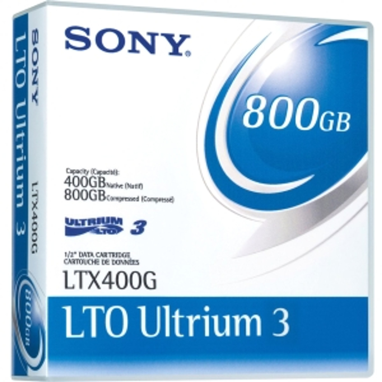 LTX400WBC - Sony LTX400W LTO Ultrium 3 WORM Data Cartridge with Barcode Labeling - LTO Ultrium - LTO-3 - 400 GB (Native) / 800 GB (Compressed) - 1 Pack