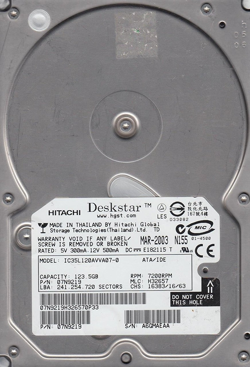 H32657 - Dell 40GB 7200RPM ATA IDE 3.5-inch Hard Disk Drive