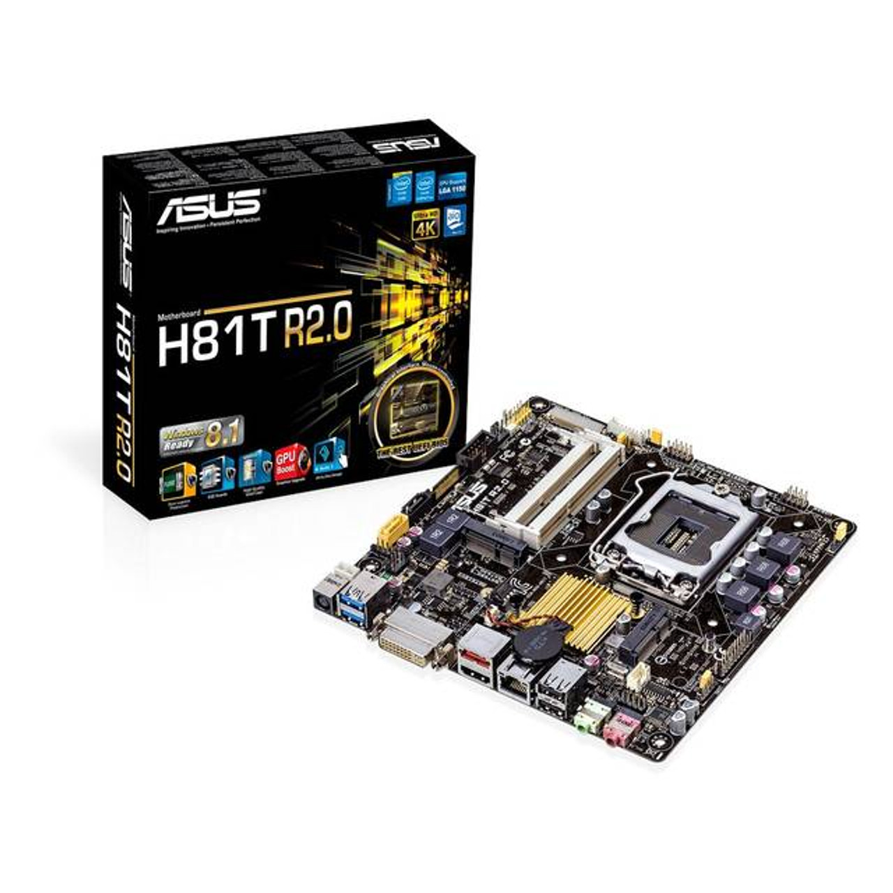 Asus H81T R2.0/CSM LGA1150/ Intel H81/ DDR3/ SATA3&USB3.0/ A&GbE/ Mini-ITX Motherboard