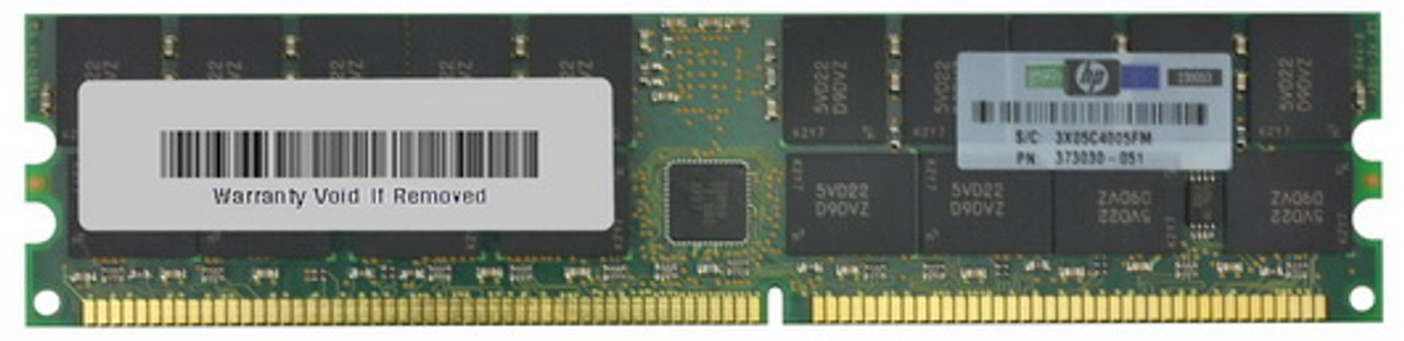 373030-951 - HP 2GB PC3200 DDR-400MHz ECC Registered CL3 184-Pin DIMM Dual Rank Memory Module for ProLiant Servers