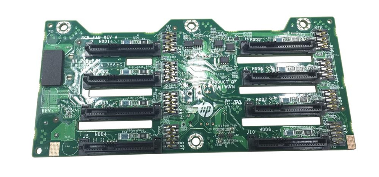 643705-001 - HP 2.5-inch 8 Bay SFF Hard Drive Backplane Board for ProLiant DL380p Gen8 Server