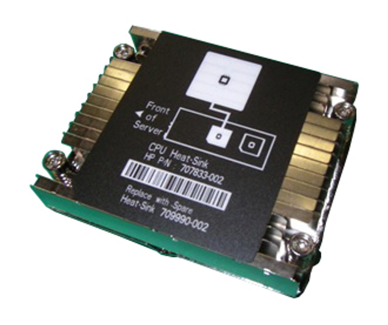 709990-002 - HP SL200 series Virtual Connect (VC) Processor Heatsink Assembly
