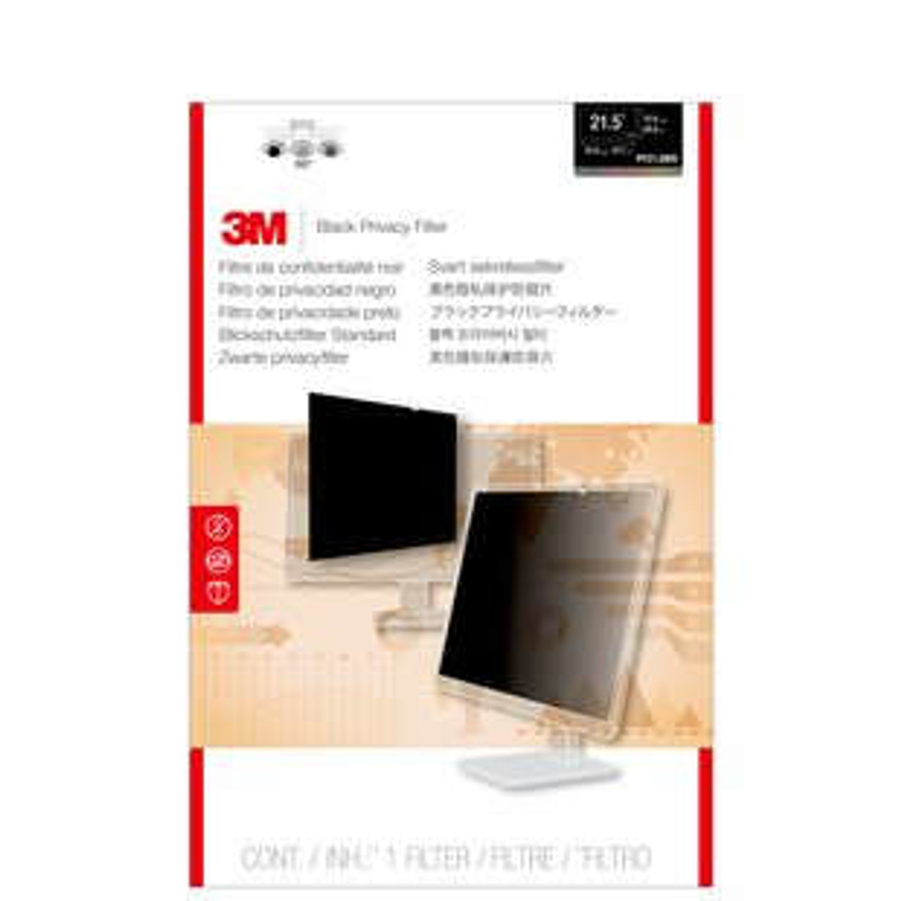 3M PF215W9B 21.5" Monitor Frameless display privacy filter display privacy filter