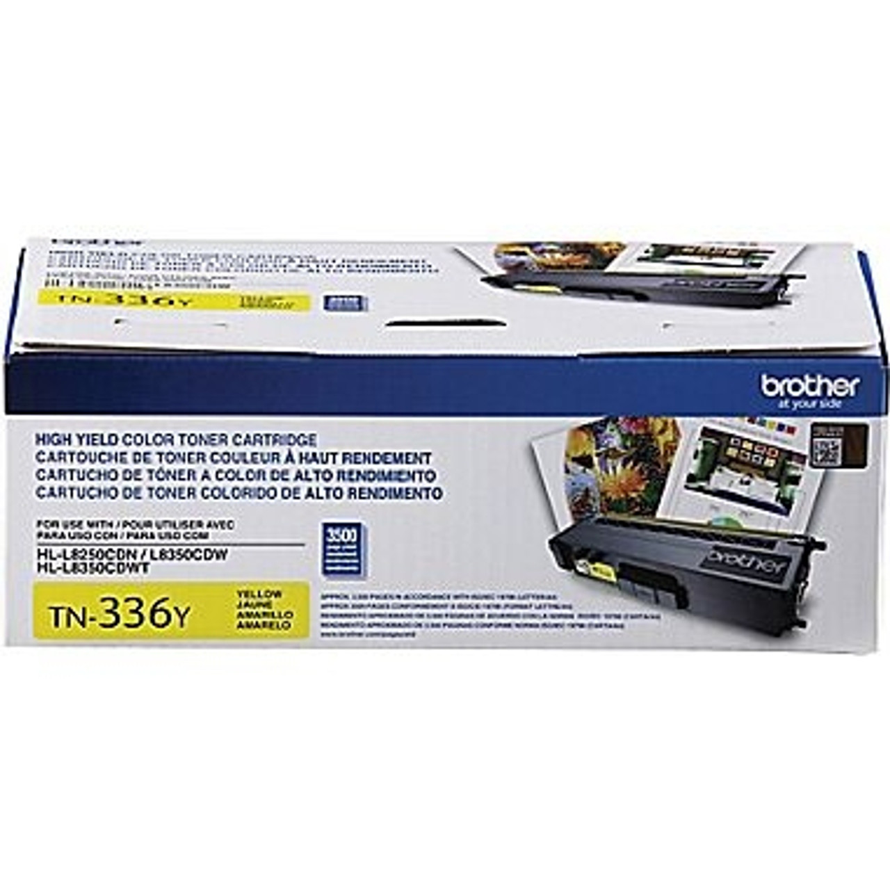 Brother TN-336Y Laser toner 3500pages Yellow laser toner & cartridge