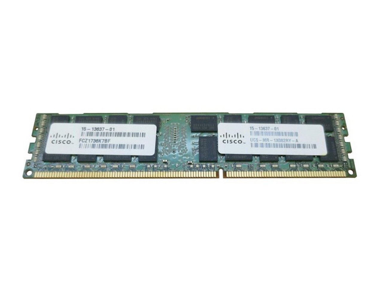 15-13637-01 - Cisco 8GB PC3-12800 DDR3-1600MHz ECC Registered CL11 240-Pin DIMM 1.35V Low Voltage Dual Rank Memory Module