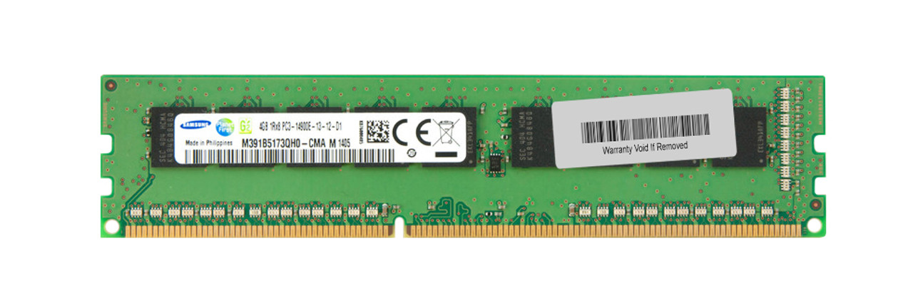 M391B5173QH0-CMA - Samsung 4GB (1X4GB) 1866MHz PC3-14900 CL13 ECC UNBUFFERED 1RX8 DDR3 SDRAM 240-Pin DIMM SA M391B5173QH0-CMA - Samsung 4GB (1X4GB) 1866MHz PC3-14900 CL13 ECC UNBUFFERED 1RX8 DDR3 SDRAM 240-Pin DIMM SA
