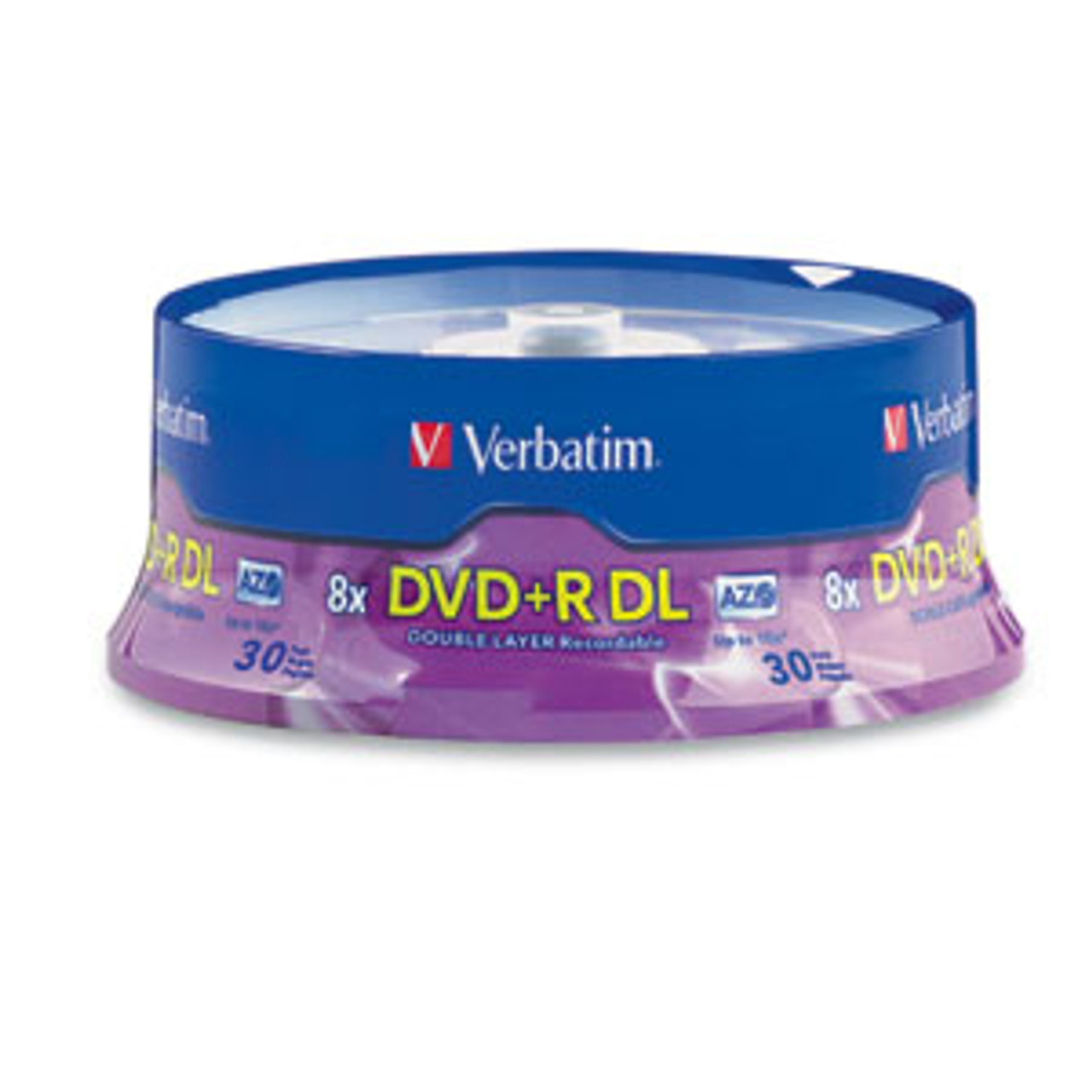 Verbatim DVD+R DL 8.5GB 8X Branded 30pk Spindle 8.5GB DVD+R DL 30pcs Verbatim DVD+R DL 8.5GB 8X Branded 30pk Spindle 8.5GB DVD+R DL 30pcs