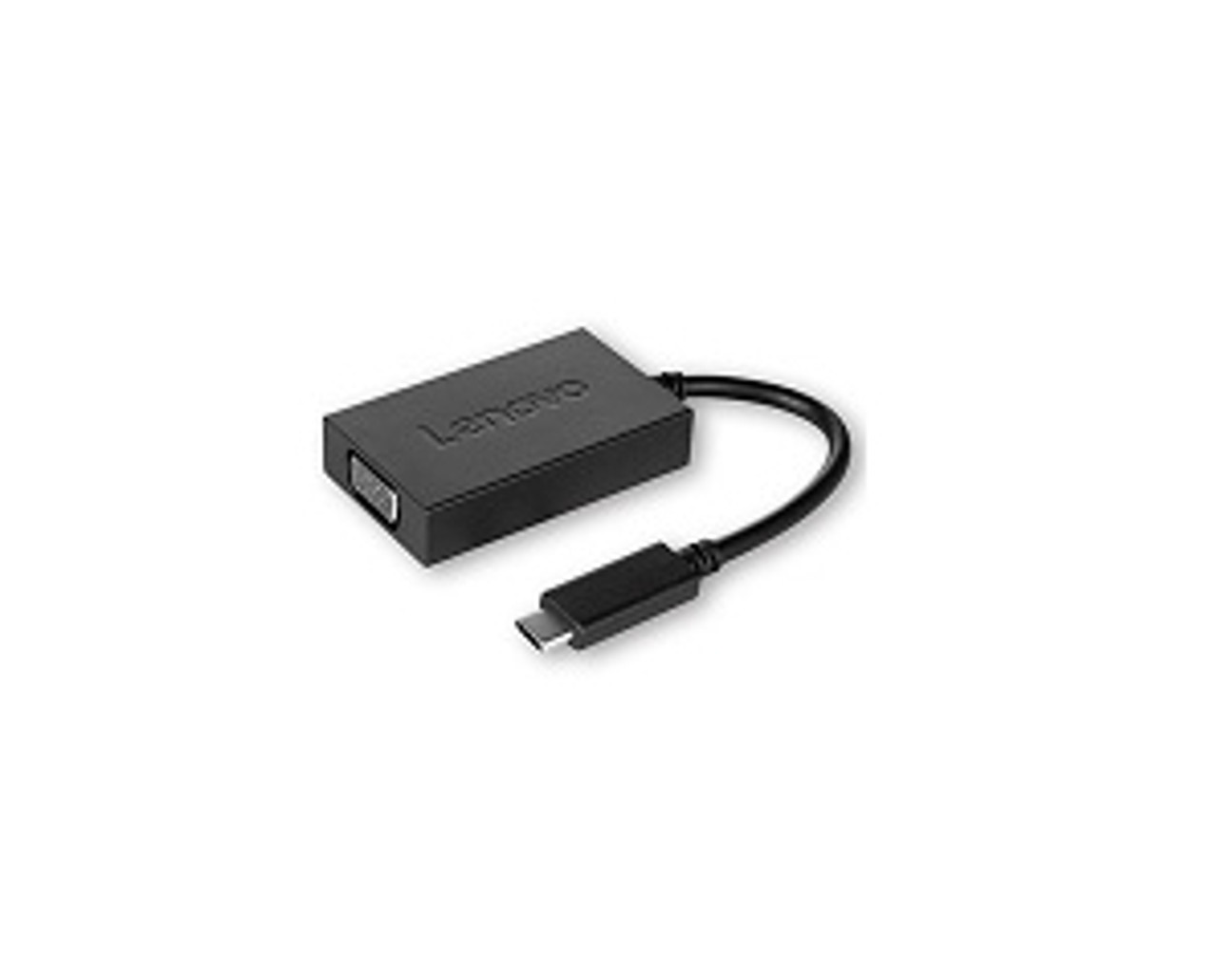 Lenovo USB C - VGA USB C VGA Black cable interface/gender adapter