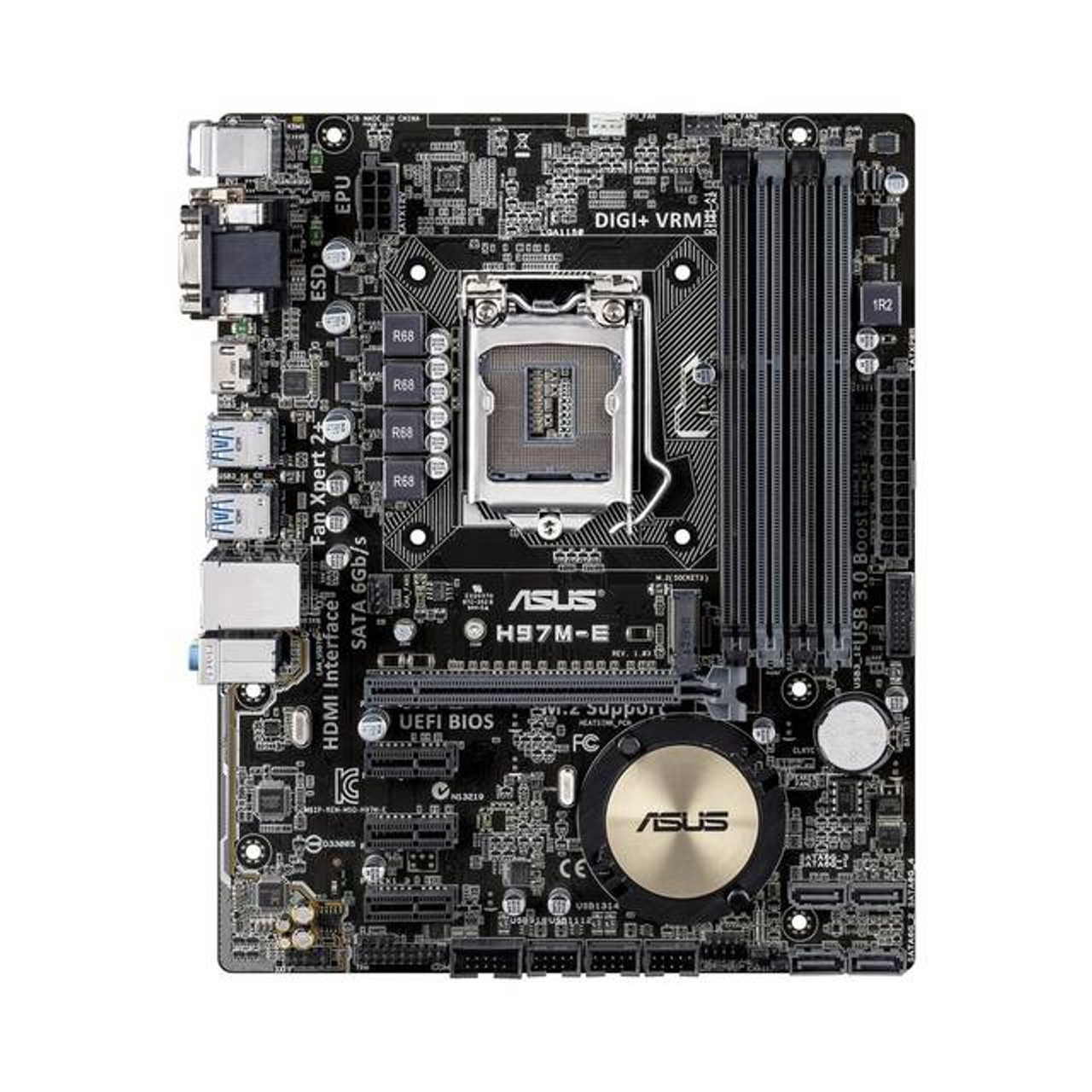 Asus H97M-E/CSM/C/SI LGA1150/ Intel H97/ DDR3/ SATA3&USB3.0/ A&GbE/  MicroATX Motherboard