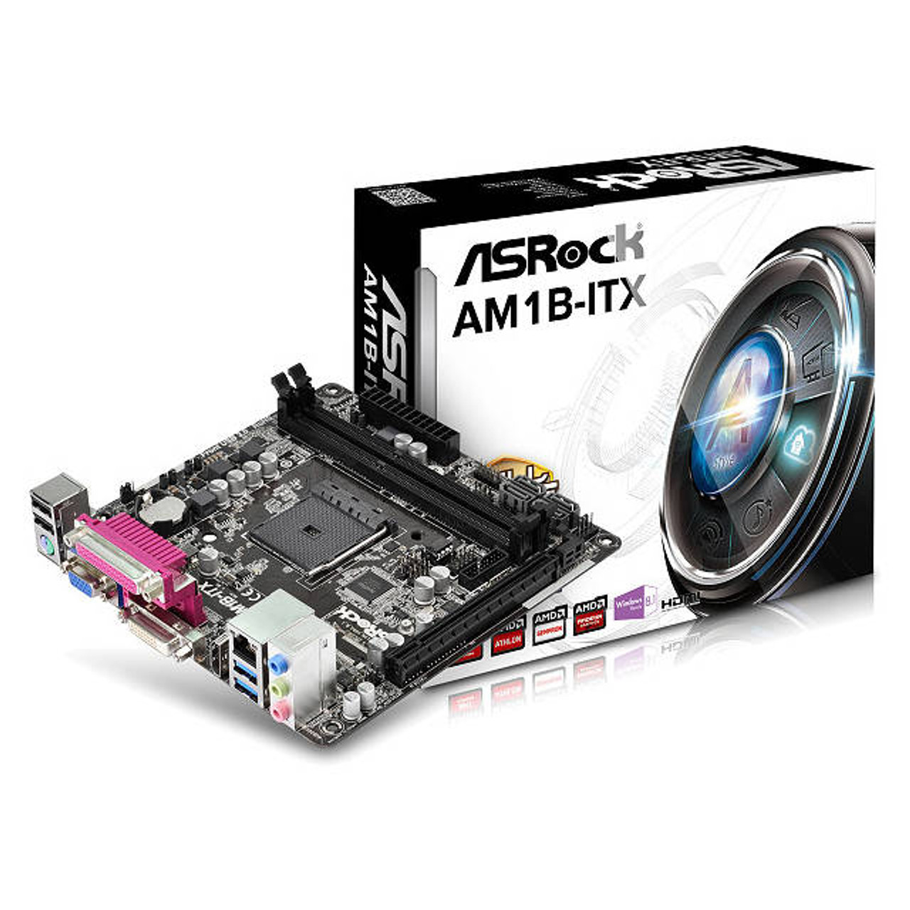 ASRock AM1B-ITX Socket AM1/ DDR3/ SATA3&USB3.0/ A&GbE/ Mini-ITX Motherboard