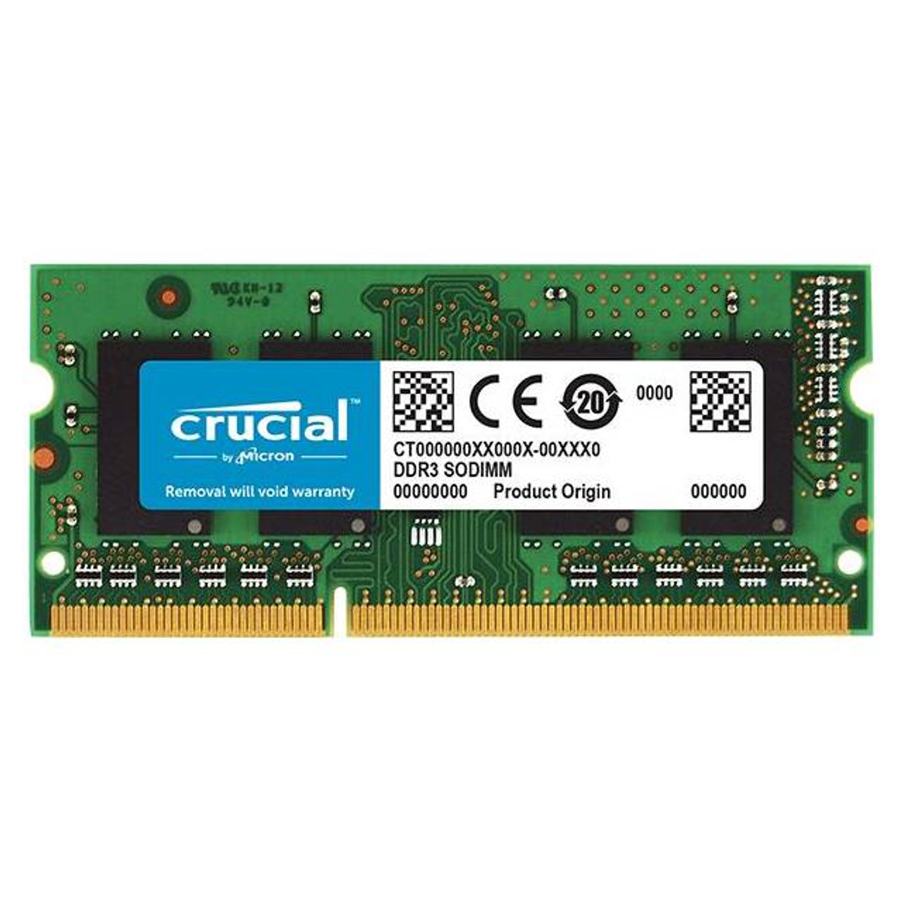 Crucial DDR3-1600 SODIMM 2GB CL11 Notebook Memory