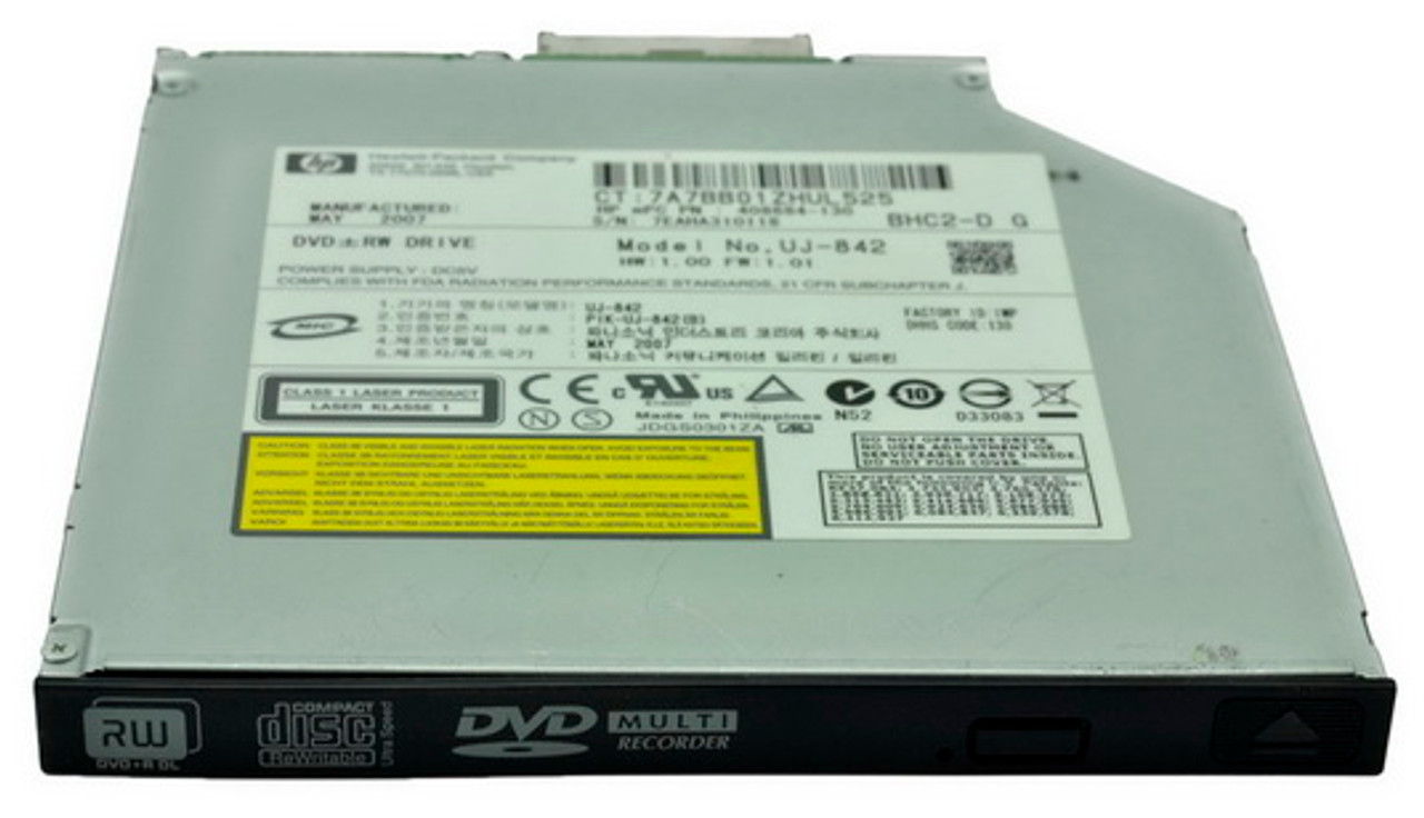 418866-001A - HP 8x DVD+/-RW SuperMulti MultiBay II Double Layer SlimLine LightScribe Optical Disk Drive 418866-001A - HP 8x DVD+/-RW SuperMulti MultiBay II Double Layer SlimLine LightScribe Optical Disk Drive