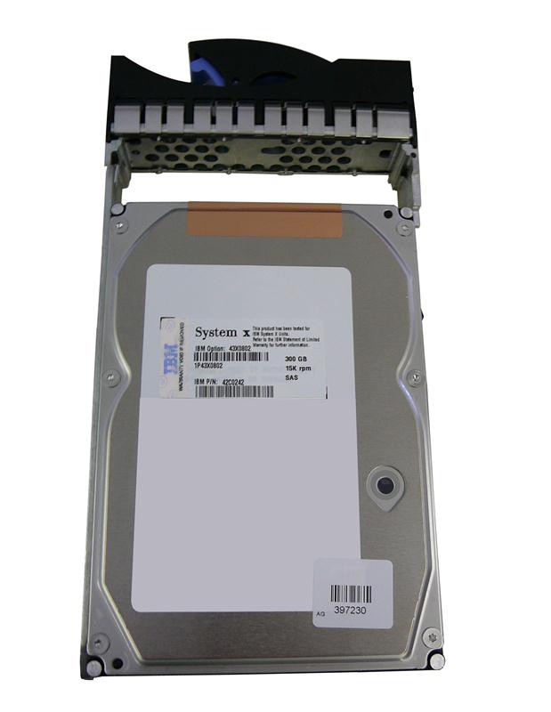 42C0242 - IBM 300GB 15000RPM SAS 3.0Gb/s 16MB Cache 3.5-inch Hard Drive