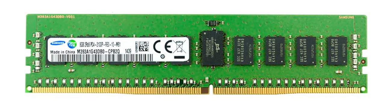 M393A1G43DB0-CPB2Q - Samsung 8GB (1X8GB) 2133MHz PC4-17000 CL15 ECC REGISTERED Dual RANK 1.2V DDR4 SDRAM 288-Pin RDIMM SAMSUNG MEM