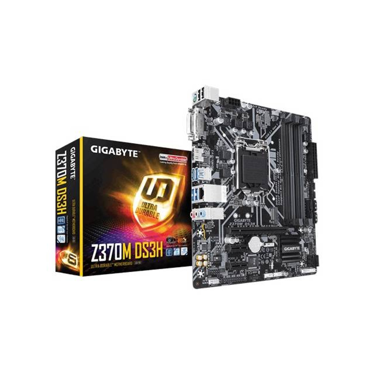 GIGABYTE Z370M DS3H LGA1151/ Intel Z370/ DDR4/ SATA3&USB3.1/ M.2/ A&GbE/ MicroATX Motherboard