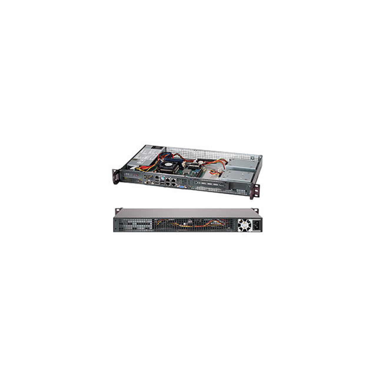 Supermicro SuperChassis CSE-505-203B 200W 1U Rackmount Server Chassis (Black)