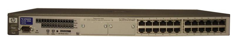 J4818-61101 - HP ProCurve 2324 24-Ports 10/100Base-TX Unmanaged Fast Ethernet Switch