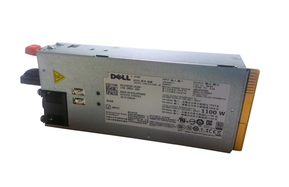 3MJJP - Dell 1100-Watts Power Supply for PowerEdge R510 / R810 / R910 / T710