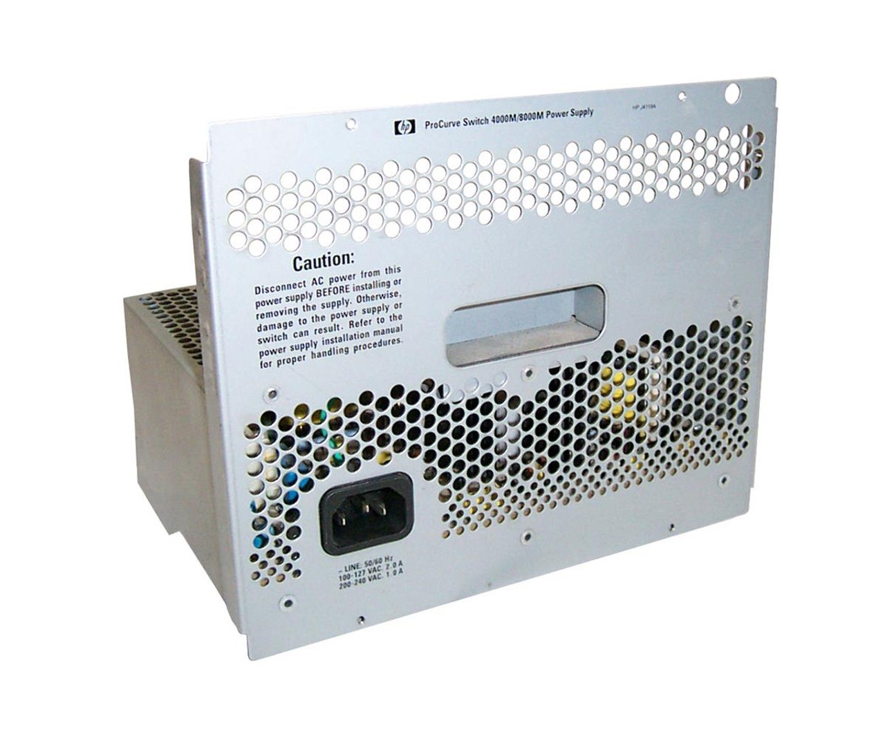 J4119A#ABA - HP 625-Watts 100-240VAC Redundant Hot-Plug Power Supply for ProCurve 4000M / 8000M Switch