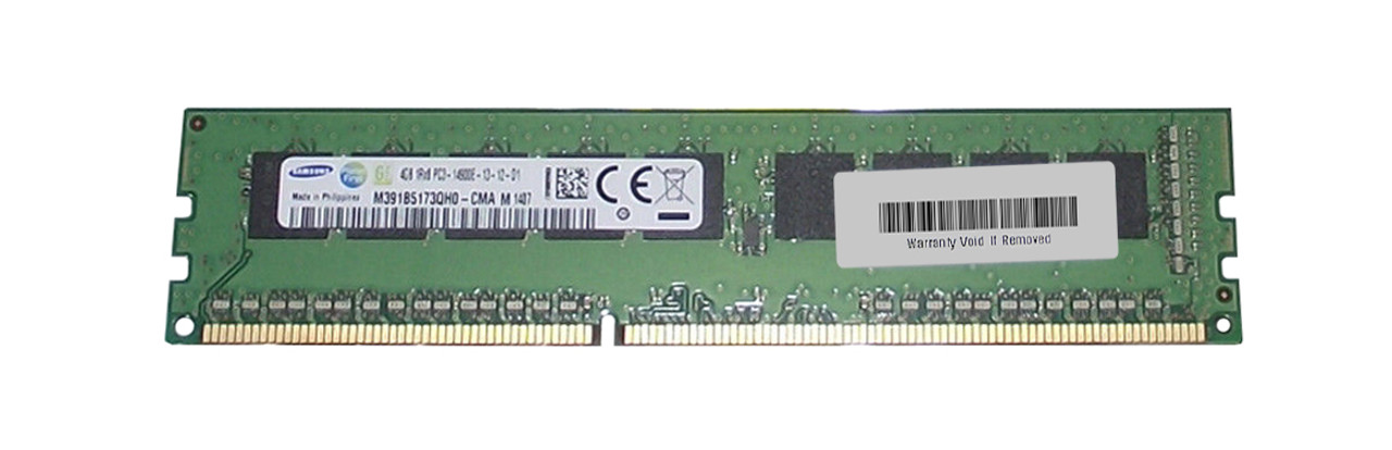 M391B5173QH0-CMAM - Samsung 4GB PC3-14900 DDR3-1866MHz ECC Unbuffered CL13 240-Pin DIMM Single Rank Memory Module (Refurbished)