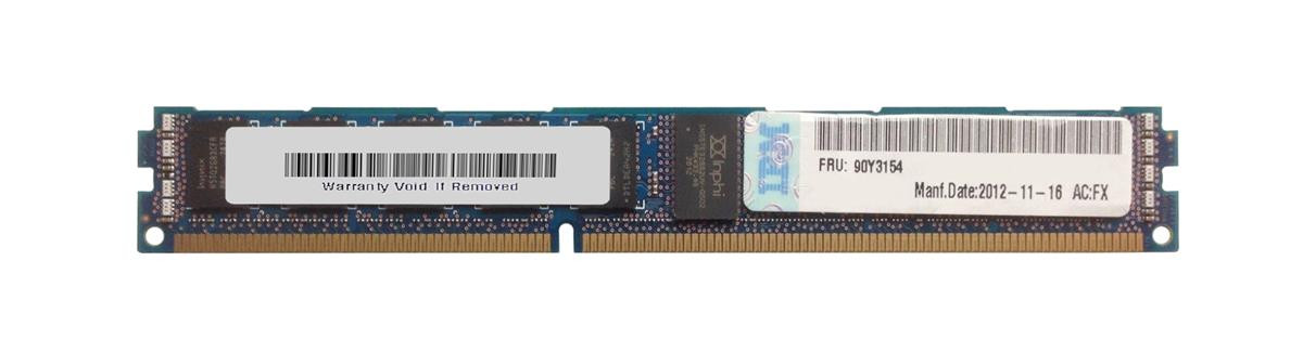 90Y3154 - IBM 4GB(1X4GB)1600MHz PC3-12800 240-Pin CL11 1.5V DDR3 SDRAM ECC Dual Rank X8 Registered RDIMM IBM Memory for