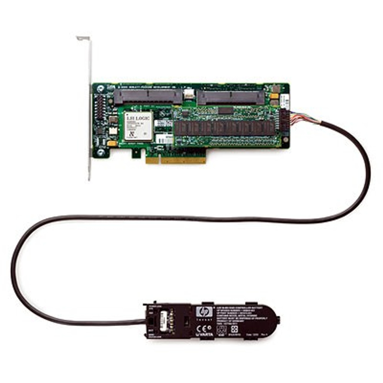 411064-B21-DDO - HP Smart Array P400 PCI-Express 8-Channel Serial Attached SCSI (SAS) RAID Controller Card with 512MB BBWC (Battery Backed Write Cache)