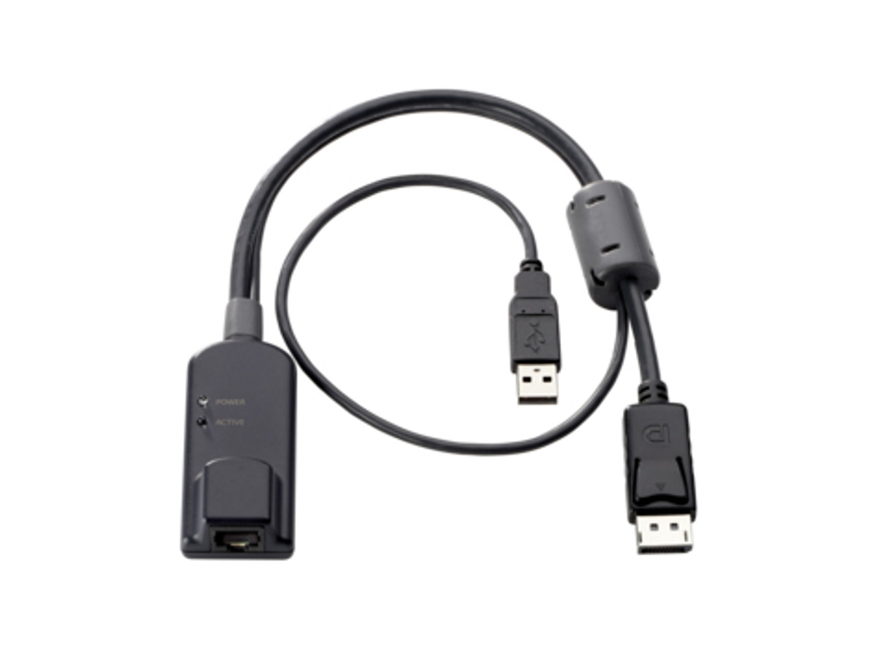 Hewlett Packard Enterprise KVM Console USB/Display Port Interface Adapter Black Keyboard Video Mouse
